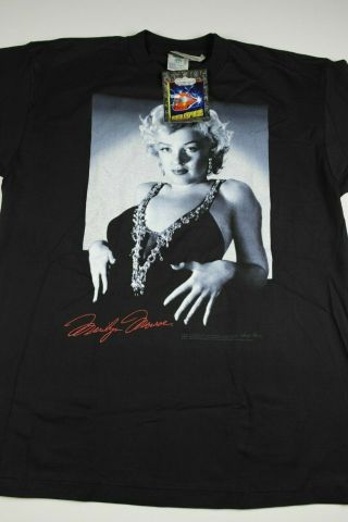 Nwt Vintage 1994 Marilyn Monroe Photo Graphic T Shirt Sz Xl Winterland Portrait