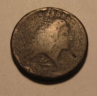1793 (wreath Rev) Large Cent Penny (s - 11) - Circulated / Very Rare - 101su