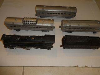 Vintage Lionel 2065 Hudson And 2046w Tender Plus Summit,  Clifton And Newark Cars