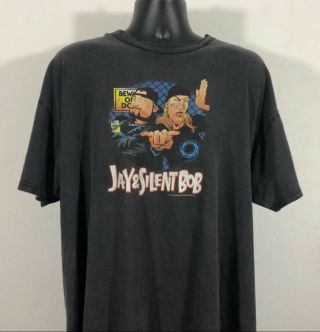 Vintage 90s 1998 Clerks Shirt Size Xxl Jay And Silent Bob View Askew Kevin Smith
