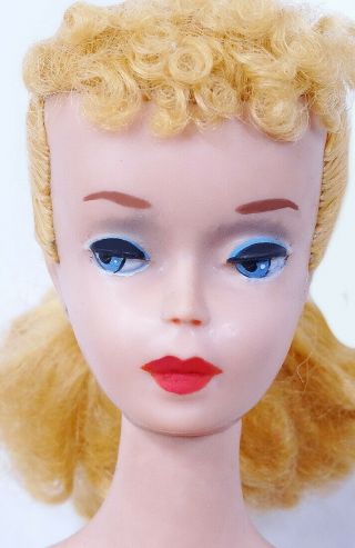 Stunning Vintage 4 Blonde Ponytail Barbie Doll