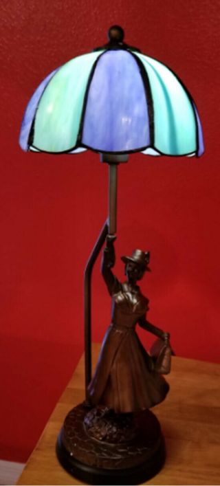 Mary Poppins Returns TIFFANY Accent Table Lamp SET - 1 Mary & 1 Jack RARE 4