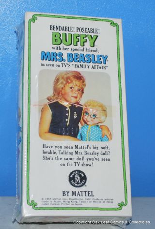 1967 Family Affair Mattel Buffy & Mrs.  Beasley Doll NRFB As as they come 3