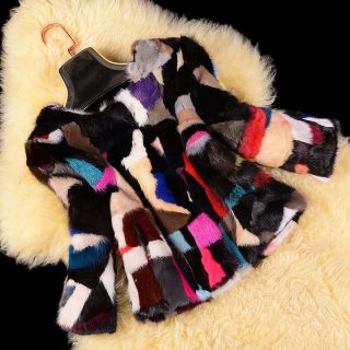 100 Real Mink Fur Coat Women Outwear Jacket Garment Warm Vintage Winter