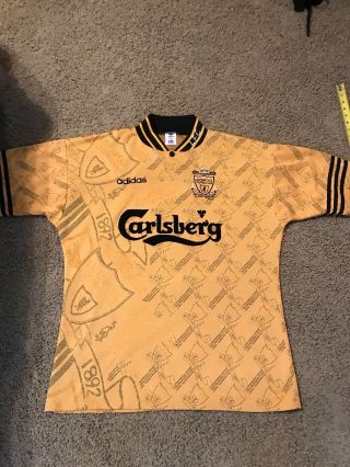 Vintage Adidas Liverpool Fc (lfc) Jersey - Large 1994 - 1996