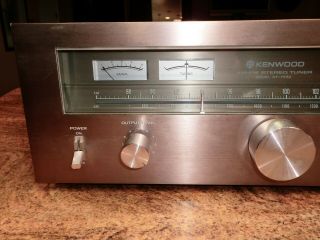 Kenwood KT - 7005 AM/FM Tuner RARE 1970 ' s Vintage KENWOOD KT 7005 4