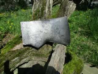 Vintage Forged Virginia Or North Carolina Pattern Axe Head Very Solid And
