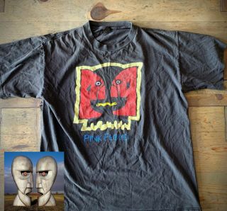 Vintage 1994 Pink Floyd Division Bell Tour T - Shirt Size Xl Gray Brockum Tag