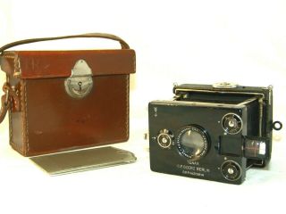 Plate Camera Goerz C.  P.  Tenax (baby Tenax),  Dogmar 3,  5/75mm.  Lens,  Germany,  Old Rare