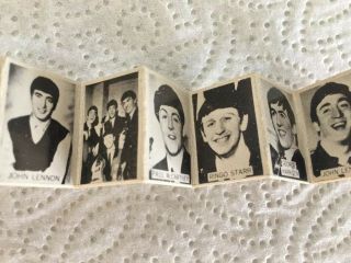 RARE VINTAGE - THE BEATLES MINIATURE PHOTO BOOK.  Leather Bound Cover 7