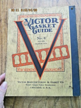 Vintage Victor Gasket Guide 8 1931 6