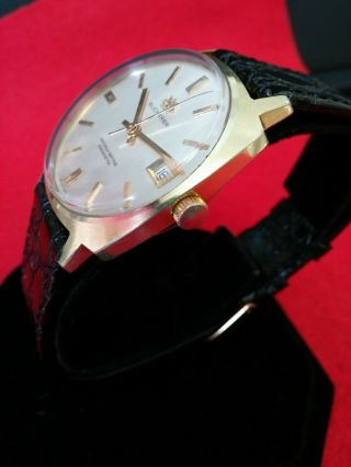 Men ' s BUCHERER Automatic Chronometer Wrist Watch with date serviced 5