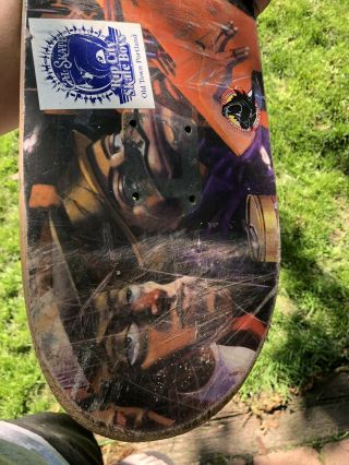 1990 ' s ND Deal Montesi Skateboard Deck Og With Slick Coat Finish 4