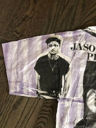 Vintage 90s Jason Priestley 90210 t - shirt size large All over print single stage 4