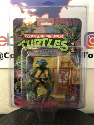 Rare Vintage Tmnt 1988 Leon Fan Club Flyer Soft Head Moc