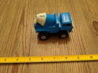 Vintage Schaper Stomper 4x4 Blue Cement Truck