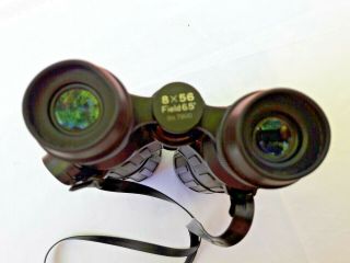 Vintage 8 x 56,  Field 6.  5 binoculars 4
