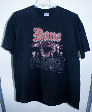 Authentic 1997 Bone Thugs - N - Harmony Vintage The Art Of War T - Shirt Xl 1997 Rare