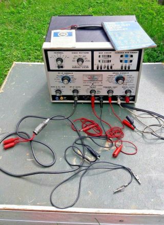 Vintage Sencore Va48 Tv - Vtr - Matv & Video Analyzer With Wires And Set Up Book