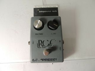 Vintage Ross Compressor Effects Pedal And Rare Usa