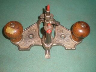 Vintage Stanley No.  71 Router Plane W/ One Cutter Pat 