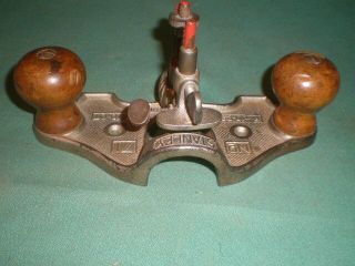 Vintage Stanley No.  71 Router Plane w/ One Cutter Pat ' d dates 1901 & 1907 6