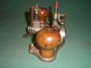 Vintage Stanley No.  71 Router Plane w/ One Cutter Pat ' d dates 1901 & 1907 7