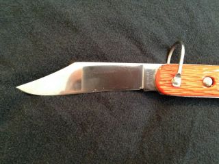 Vintage Schrade Walden Orange Paratrooper - Air Crew Assisted Knife,  Exc.  Cond. 5