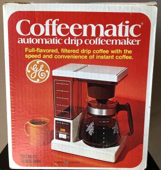 New/vintage General Electric Dcm10 Coffeematic Coffee Maker