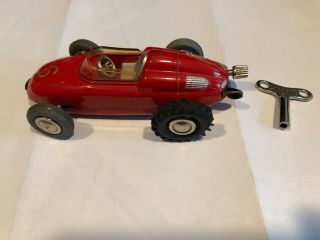 Schuco Vintage Micro Racer 1037 Porsche Metal Toy Car And Key