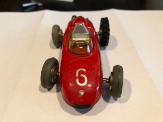 Schuco Vintage Micro Racer 1037 Porsche metal toy car and key 2