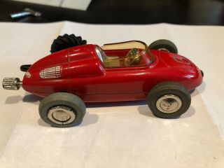 Schuco Vintage Micro Racer 1037 Porsche metal toy car and key 3