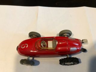 Schuco Vintage Micro Racer 1037 Porsche metal toy car and key 5