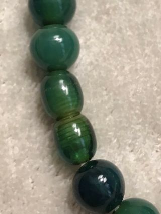 RARE Colored Vintage Sphere Shaped Bakelite Beaded Necklace 5