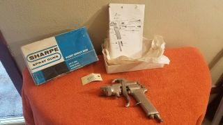 1983 Vintage Sharpe Paint Spray Gun 75 Pi 2 - 70 4510 Box