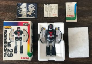 Bandai Vintage Mr - 29 Machine Robo Series Made In Japan 1983