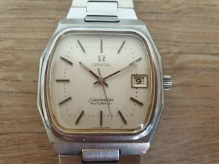 Vintage OMEGA SEAMASTER Automatic Watch cal.  1010 Square / Octagon Steel Bracelet 10