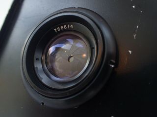 C.  P.  Goerz Rectagon 75mm f6 lens for 4x5 camera,  rare Synchro - Compur - 1 version 5