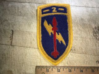 Wwii/ww2 Us Army Air Force Patch - Unknown 2nd? Squadron - Chenille Usaaf