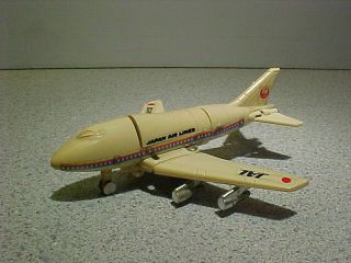 Vintage Transformers Bandai Jal Japan Airlines 747 Robot Jetplane Intact 1984