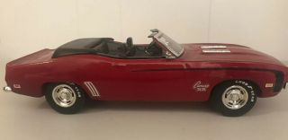 VINTAGE JIM BEAM DECANTER 1969 Red Chevrolet Chevy Clamato SS Car Convertible 2