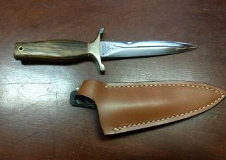 Vintage Gerber Fixed Blade Knife With Sheath Portland Oregon Usa.  003832