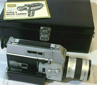 Vintage Canon Auto Zoom 814 8 Type 8mm Movie Camera And Case