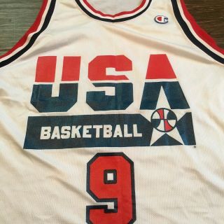 Vintage Champion Michael Jordan 1992 USA Dream Team Olympic Jersey Sz 44 2