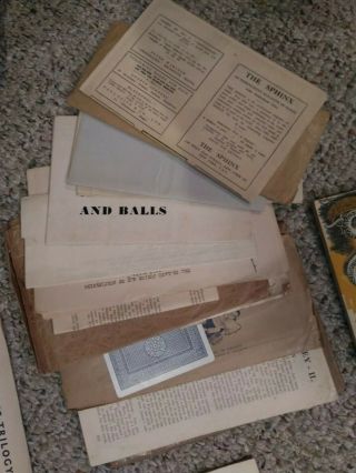 Vintage 1940s - 50s Magic Catalogs Personal Magician Letters Notes Correspondence 6
