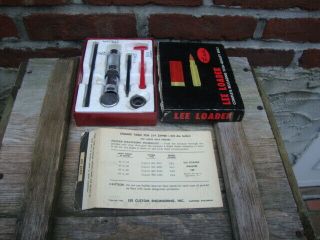 Vintage Lee Loader 219 Zipper Caliber Reloading Kit Gunsmiths Estate