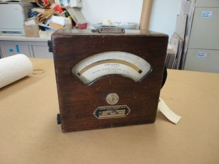 Vintage Western Electro Mechanical Co,  Amperes Meter - Oakland California