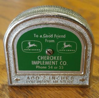 Vintage/antique John Deere Cherokee Implement Pocket Tape Measure