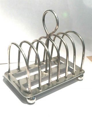 Mappin & Webb Solid Silver Toast Rack - 1930 