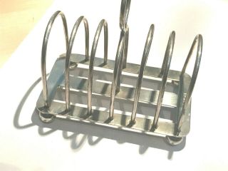 Mappin & Webb Solid Silver Toast Rack - 1930 ' s 3